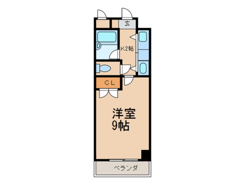 間取図 ＫＭマンション八幡駅前Ⅲ