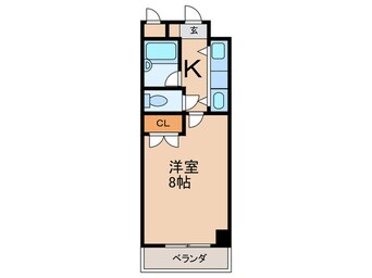 間取図 ＫＭマンション八幡駅前Ⅲ