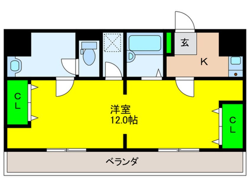 間取図 大産樋井川マンション