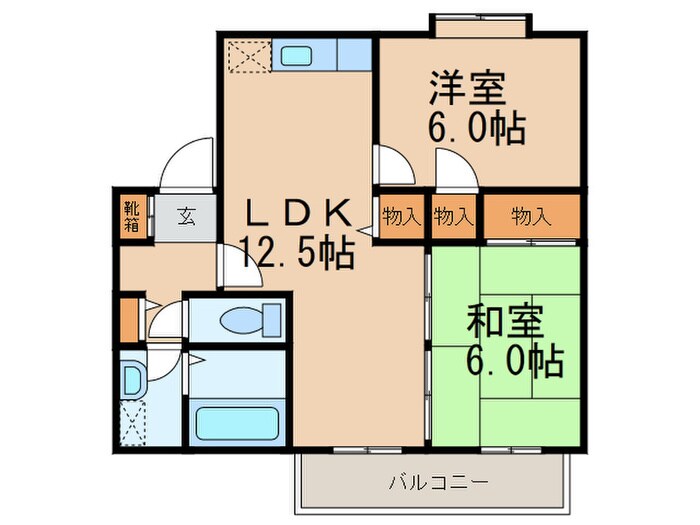 間取り図 セジュール原町