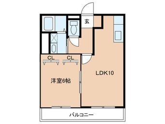 間取図 カーザ　ミア