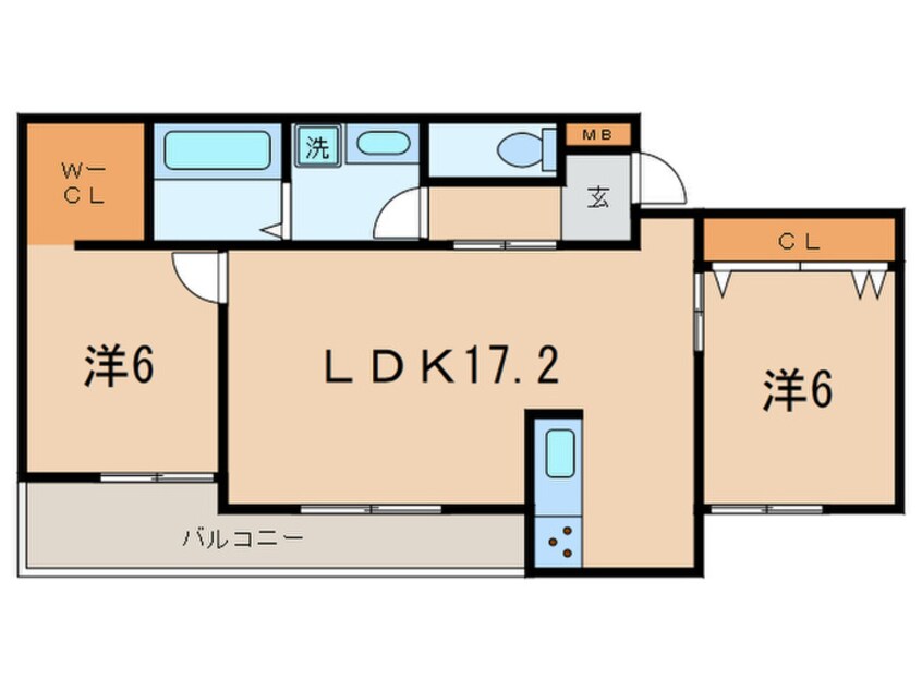 間取図 Taormina新宮