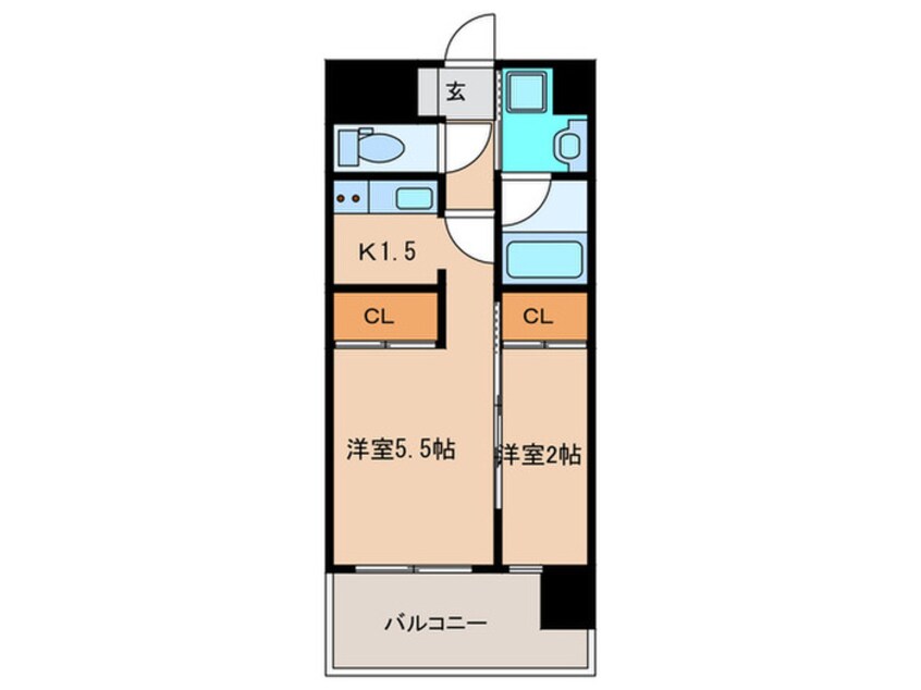 間取図 ロイヤルシティ自由ヶ丘