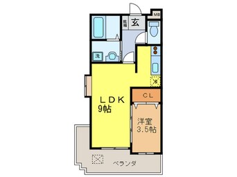 間取図 クオリアけやき通り
