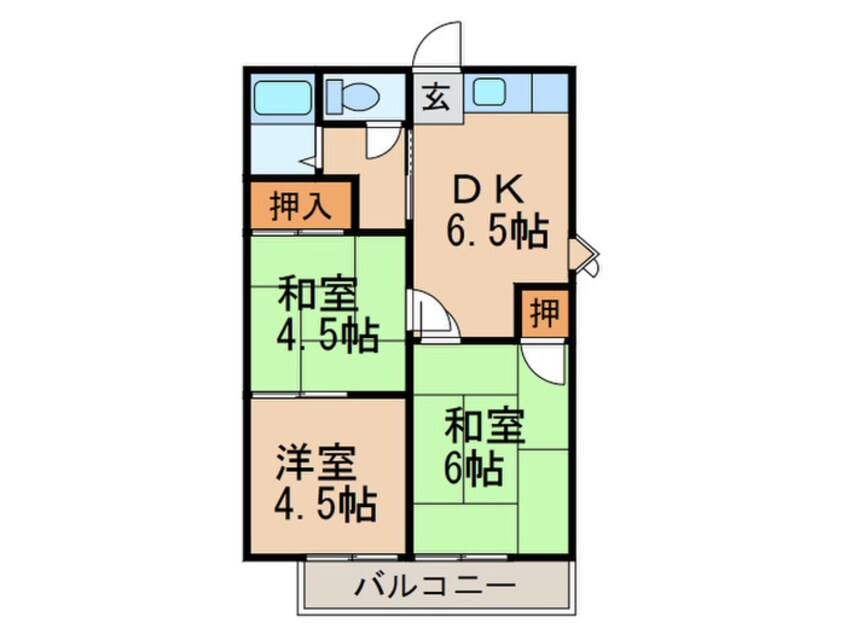 間取図 プチメゾン高須