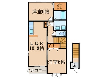間取図 グランペレ・ヤマガタ