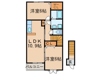 間取図 グランペレ・ヤマガタ