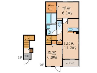 間取図 ヴィラルーチェB