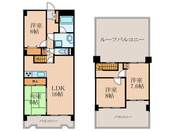 間取図 イマージュ安部山公園