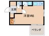 クロスロード９２ 1Rの間取り