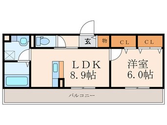 間取図 サニー　ウェスト