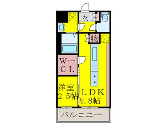 間取図 ＬＡＣＬＥＩＳ高宮