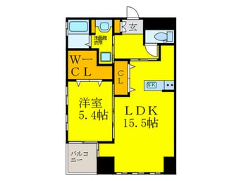 間取図 ＬＡＣＬＥＩＳ高宮