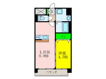 間取図 レトワール小笹