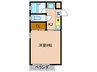パサージュ赤坂 1Kの間取り