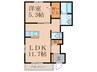 レガシーファクト 1LDKの間取り