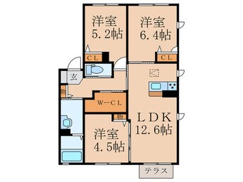 間取図 NADYAⅡ　B棟