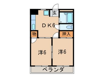 間取図 シャトレ別院Ⅲ