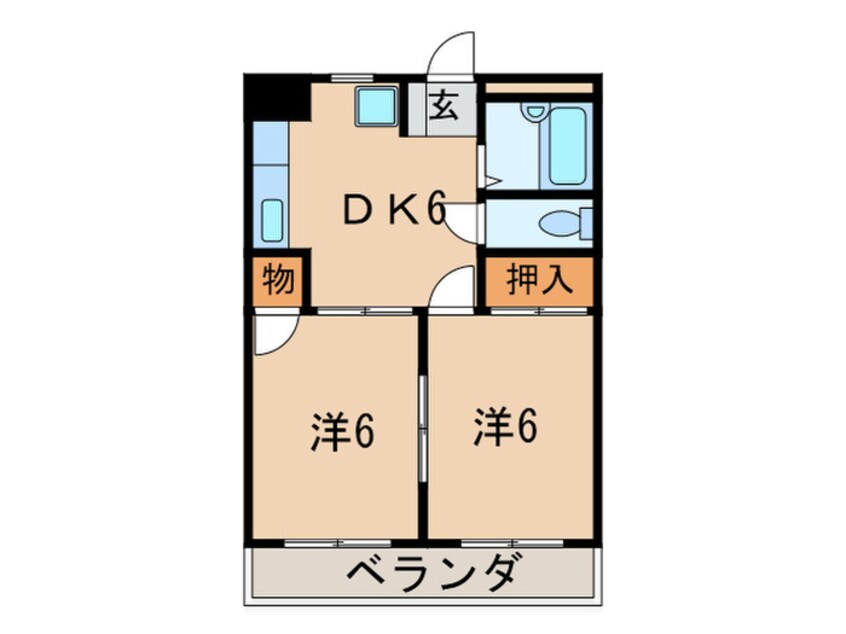 間取図 シャトレ別院Ⅲ