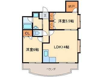 間取図 イーストコート箱崎