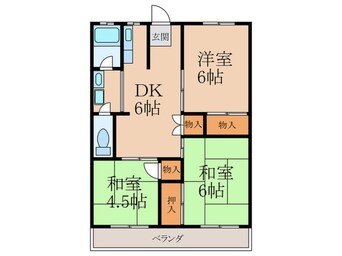 間取図 富田ハイツ