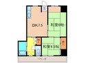 富田ハイツの間取図