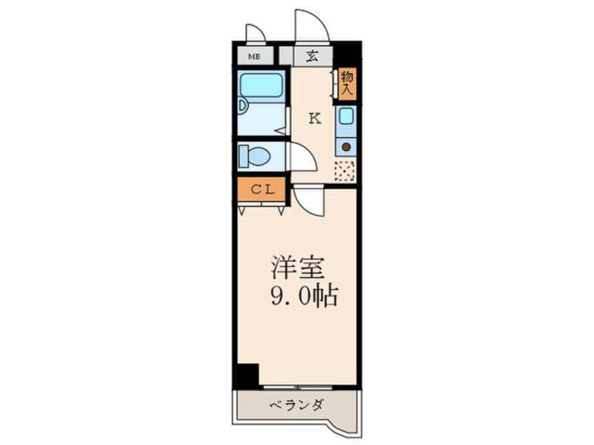 間取図 アヴィニール清水