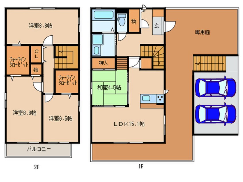 間取図 レトアＡ