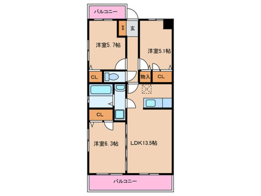 間取図 ネオスクエア
