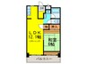 森藤第一ビル 1LDKの間取り