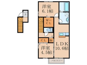 間取図 ノールマルシェＡ棟