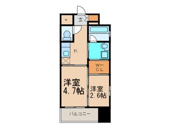 間取図 サンヒルズ大橋駅前