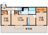 仮)TORISIA陣原 2LDKの間取り