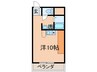 ボナール久 1Rの間取り