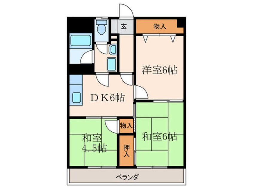 間取図 ベルガ本城