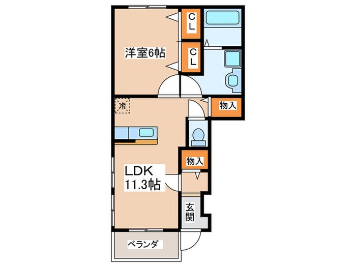 間取り図 フィ－ルドレジデンスＡ棟