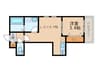 花畑プレミア 1LDKの間取り