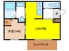 RE VILLAGE F棟 1LDKの間取り
