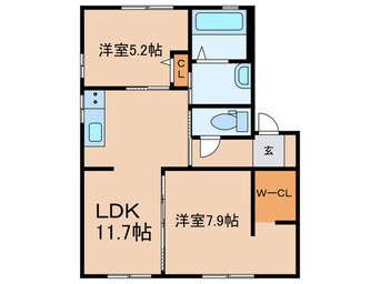間取図 カトレア　Ｂ棟