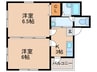 フローラル上本町 2Kの間取り