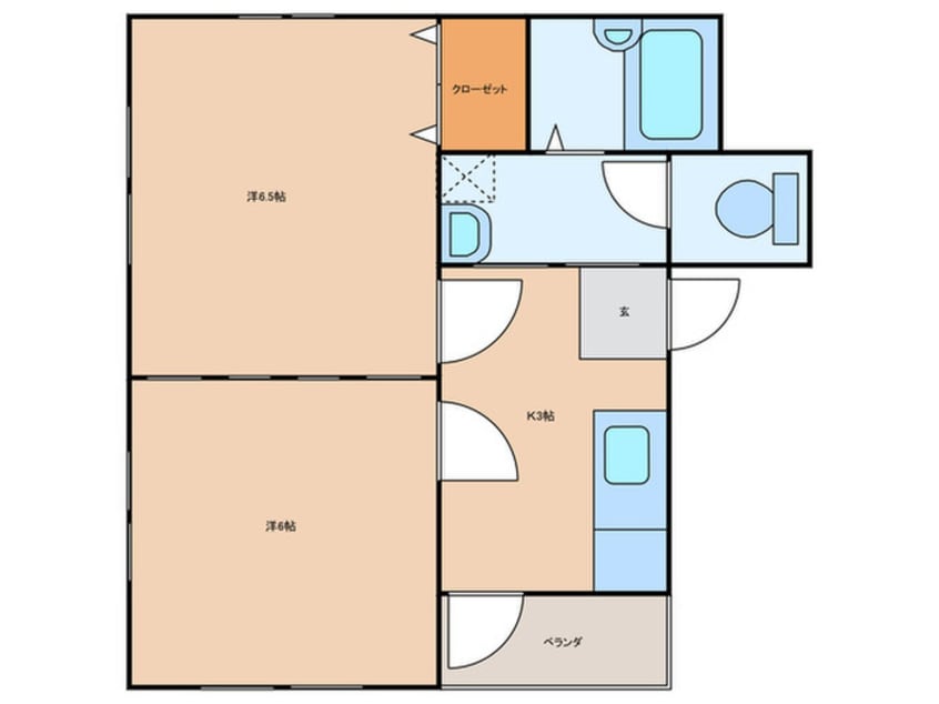 間取図 フローラル上本町