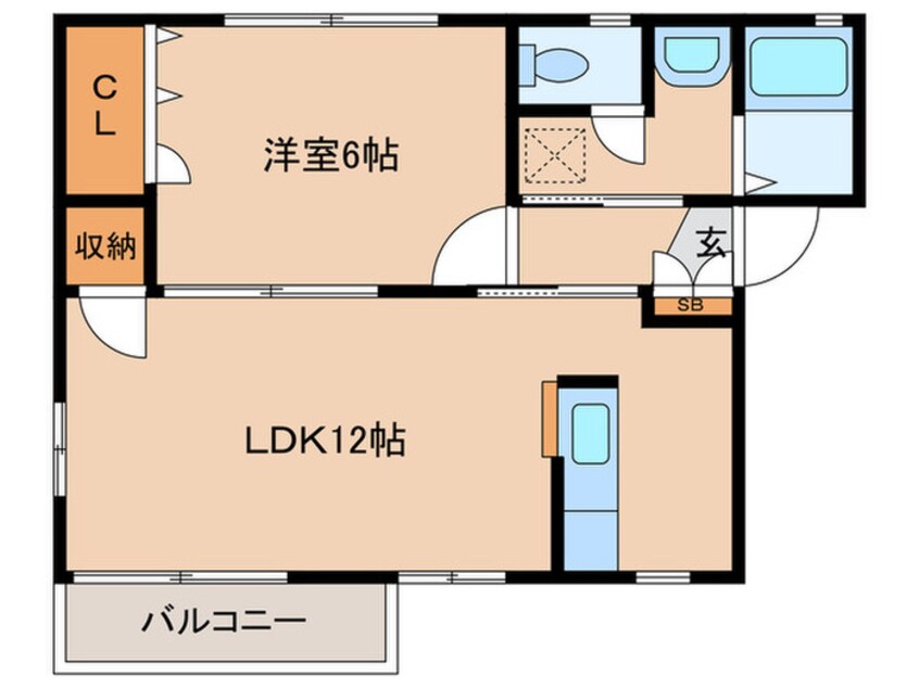 間取図 フォーレス小野