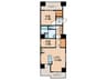 MODERN PALAZZO高宮 2LDKの間取り