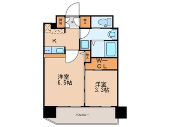間取図 ﾈｽﾄﾋﾟｱ薬院東(403)