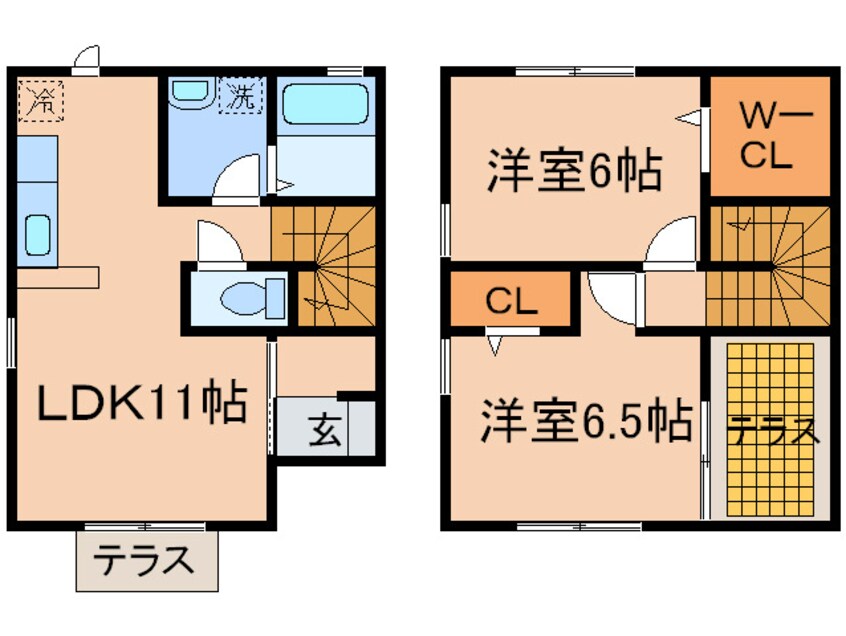 間取図 ベル・ドミ－ルＡ棟