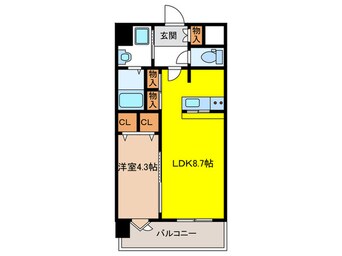 間取図 OH　Ohashi　BLD.