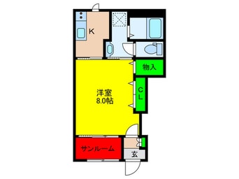間取図 トレイーゾレ