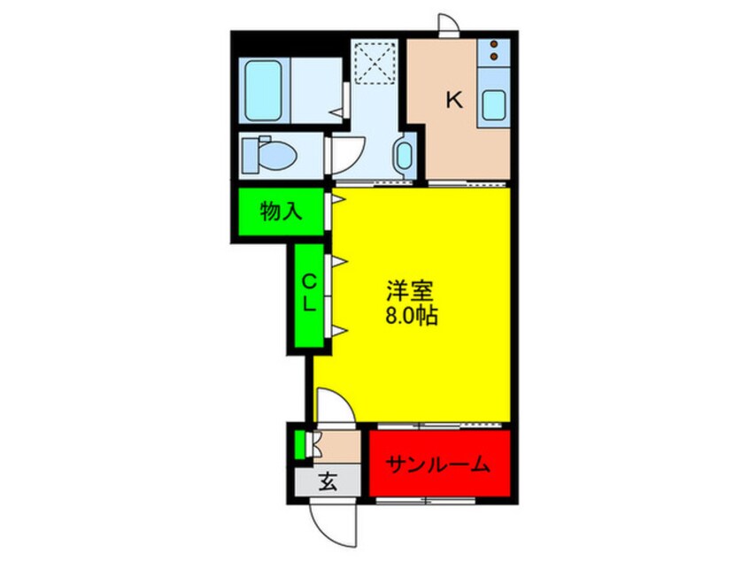 間取図 トレイーゾレ