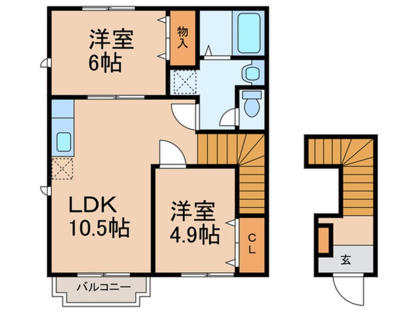 間取図 サファイアンエレガンスＥ