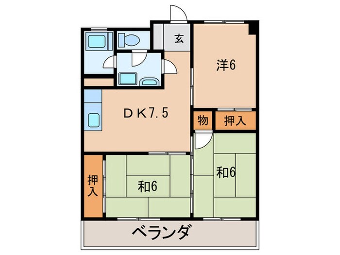 間取り図 アテイン門司